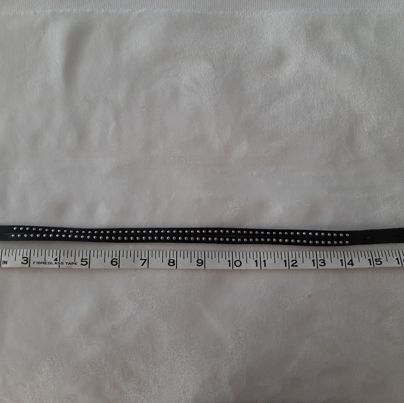 Black leather bracelet - Picture 4 of 4